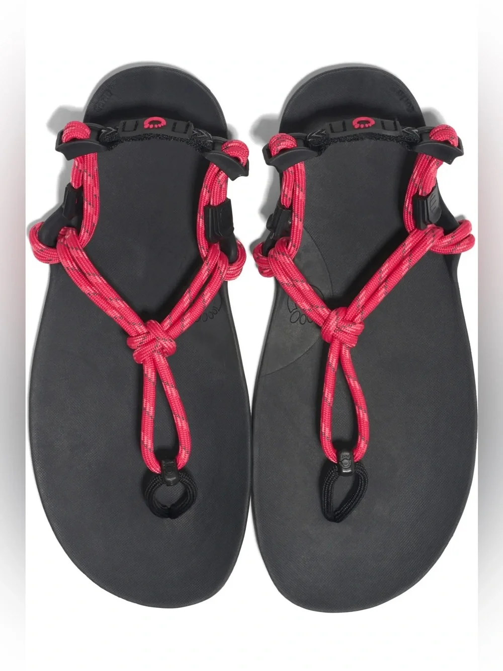Xero Genesis Rope Style Barefoot Sandals black red 10 women’s